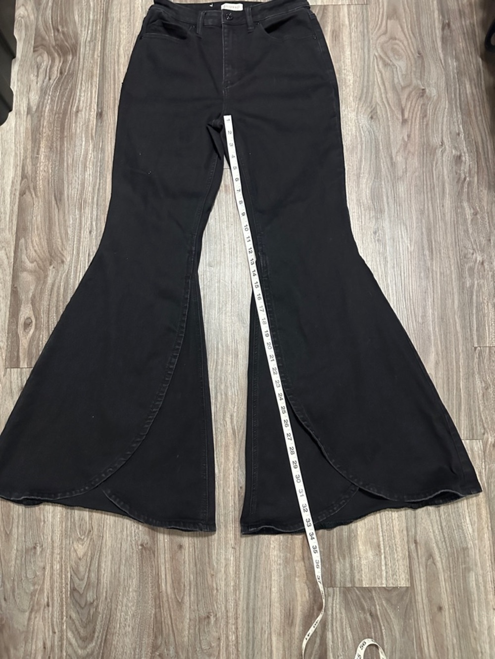 Shyanne Black High-Rise Flare Jeans - Picture 6 of 9